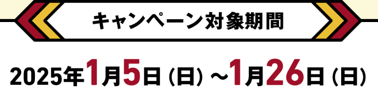 JRA新春キャンペーンのキャンペーン期間