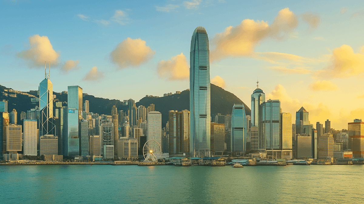 香港のビル群