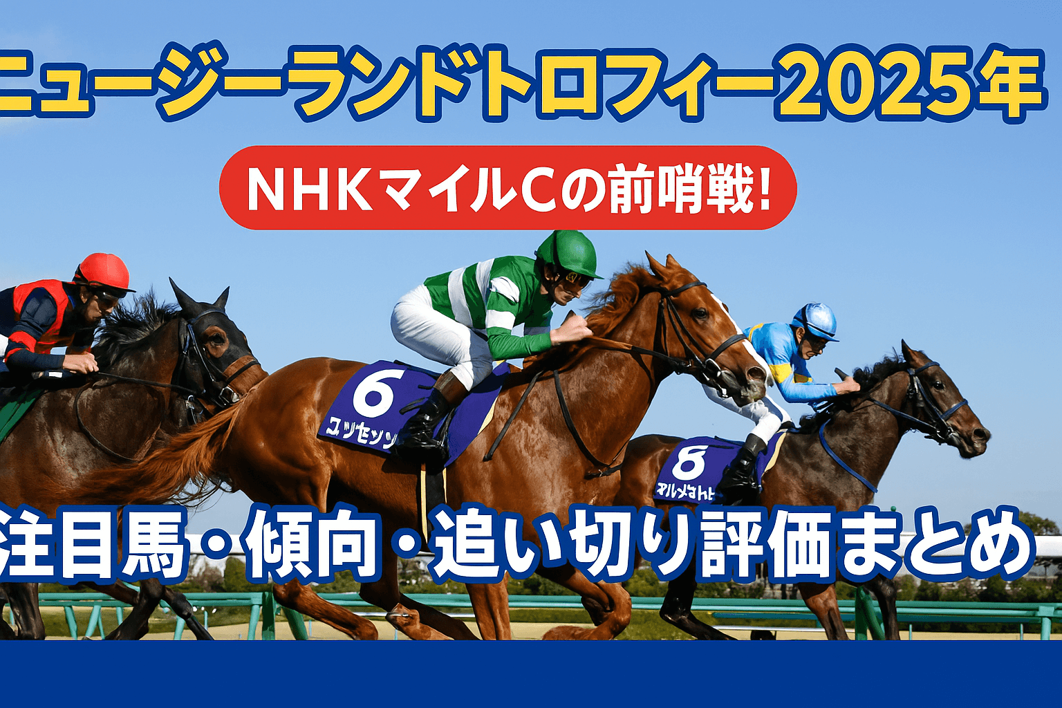 【ニュージーランドトロフィー2025予想】NHKマイルCの前哨戦