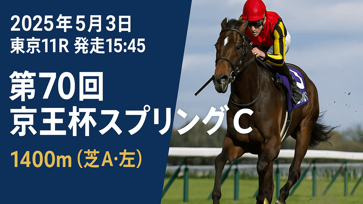 京王杯スプリングカップ2025予想
