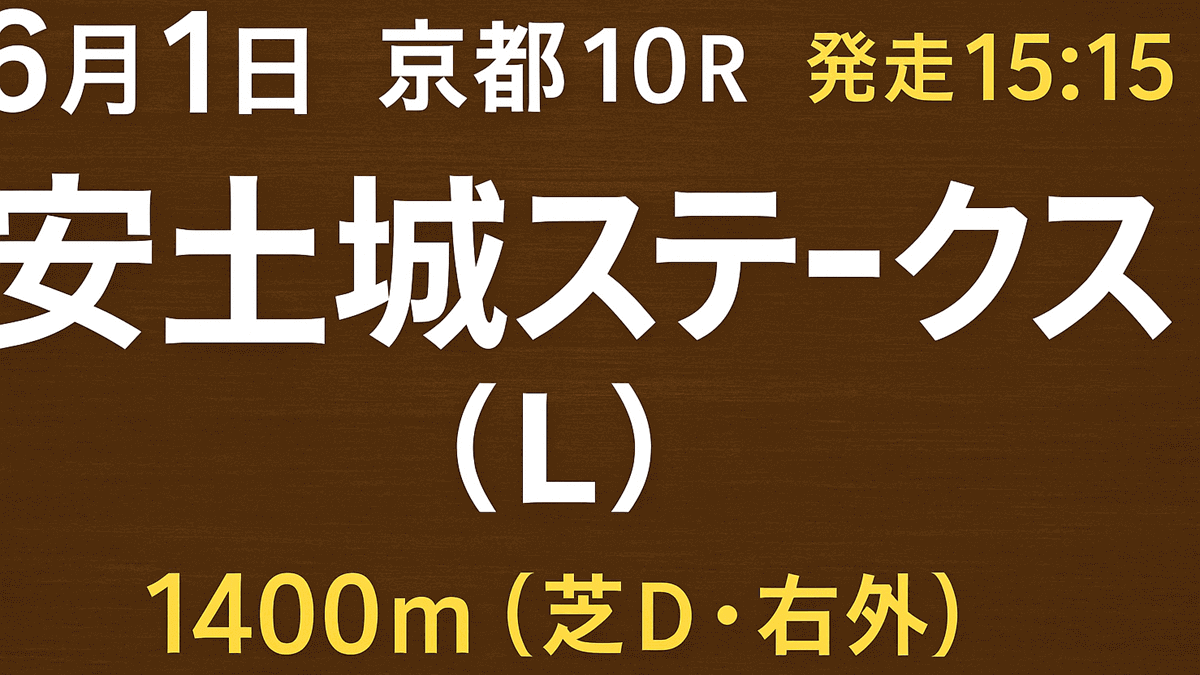 安土城ステークス2025予想