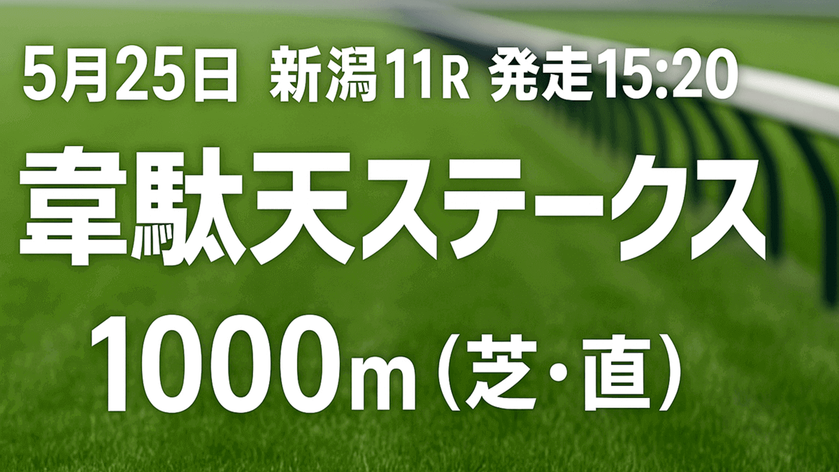 韋駄天ステークス2025予想