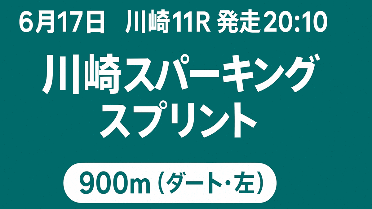川崎スパーキングスプリント2025予想