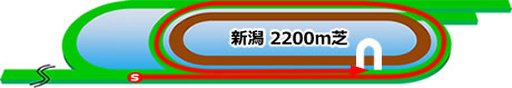 新潟2200m芝
