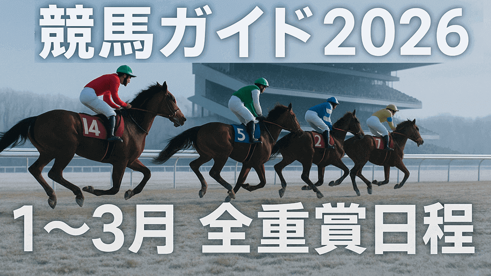 2026年1〜3月全重賞日程