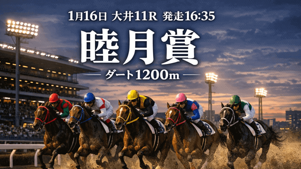 睦月賞2026予想
