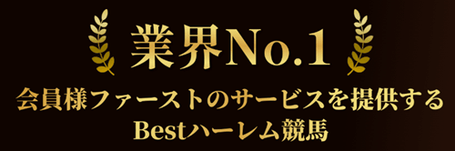 業界No.1会員ファーストのサービスを提供するBestハーレム競馬